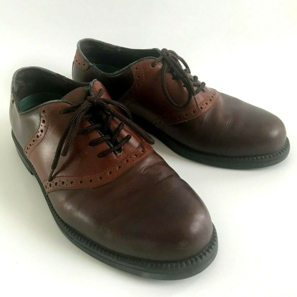 Nunn Bush Oxford Brown Leather Lace Up Shoes